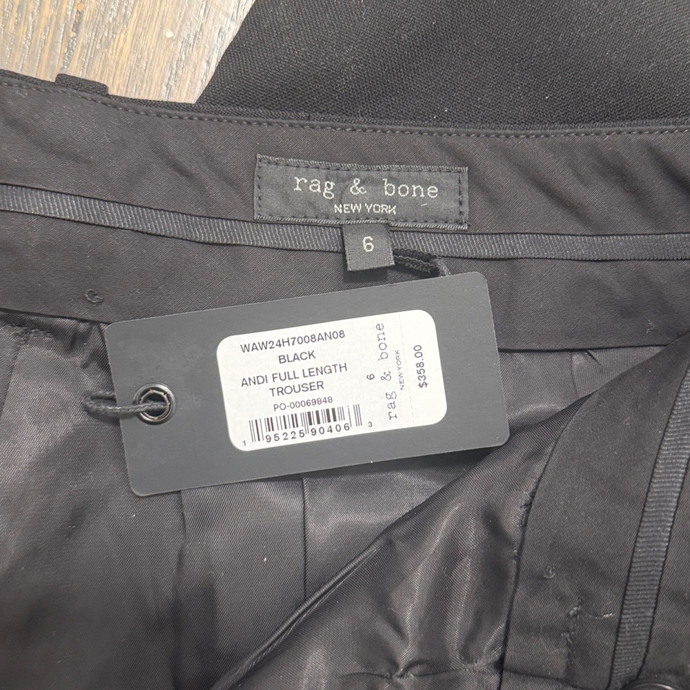 Rag & Bone Black Andi Full Length Trouser ($358)
Brand New with Tags - Picture 4 of 4